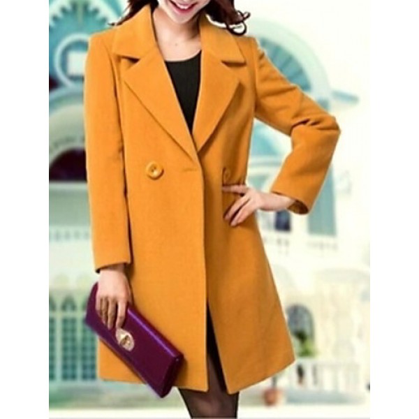 Women's Plus Size Coat,Solid Asymmetrica...