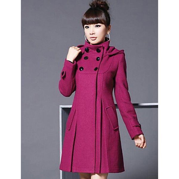 Women's Plus Size Street chic Coat,Solid...